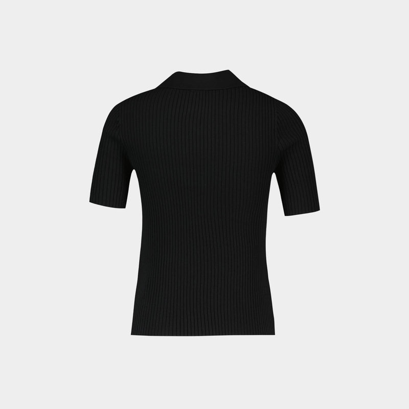 Signature Polo - Courreges - Cotton - Black