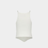 Signature Top - Courreges - Cotton - White