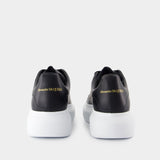 Sneakers Oversize 白色皮质白色鞋跟运动鞋
