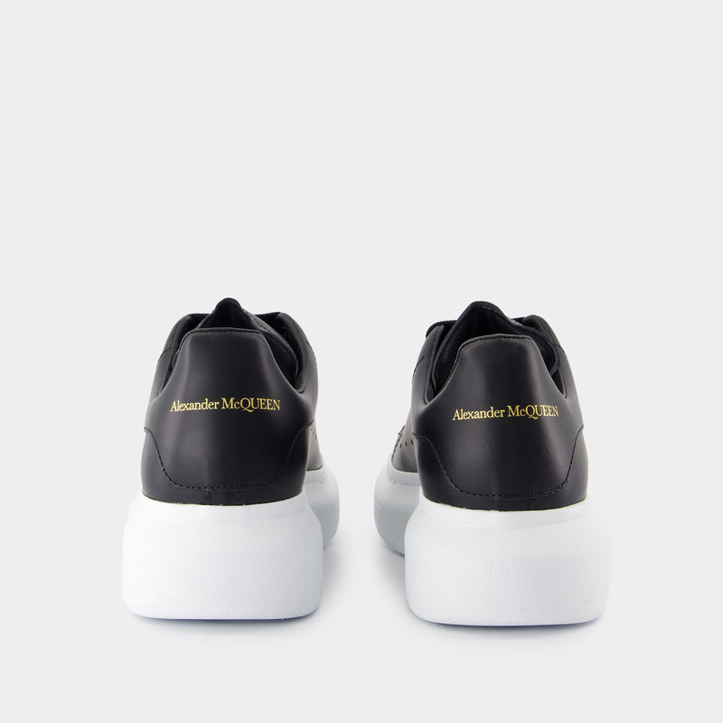 Sneakers Oversize 白色皮质白色鞋跟运动鞋