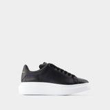 Sneakers Oversize 白色皮质白色鞋跟运动鞋