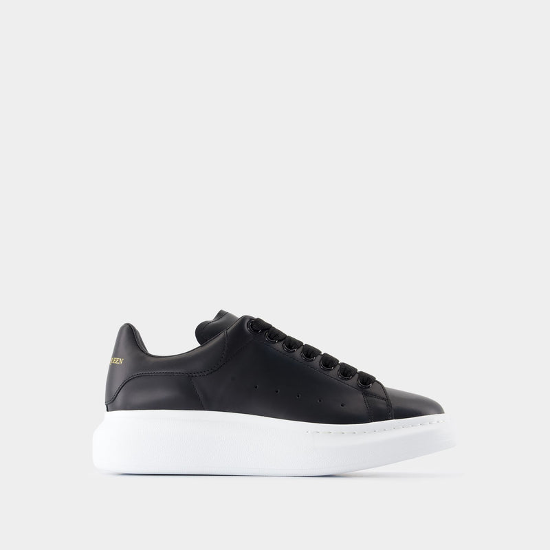 Sneakers Oversize 白色皮质白色鞋跟运动鞋