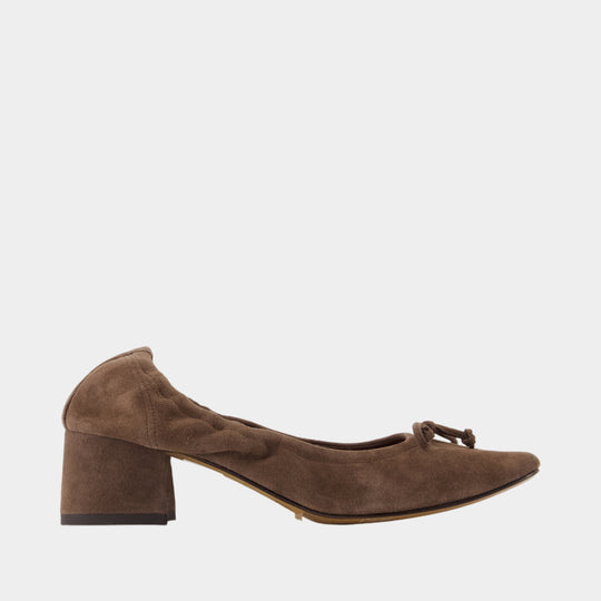 Nicoise Pumps - Rouje - Leather - Brown