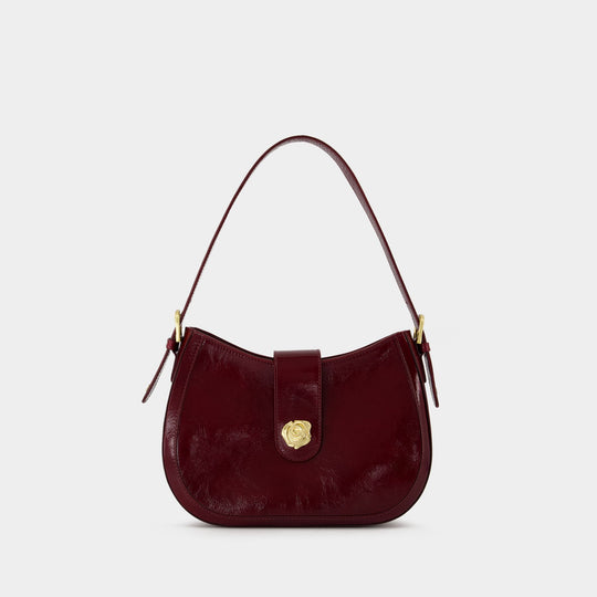 Allure Shoulder Bag - Rouje - Leather - Burgundy