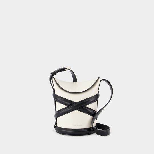 Hobo Bag The Curve - Alexander Mcqueen - Leather - White