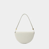 Le Petit  Bag 白色光面小牛皮手提肩背包