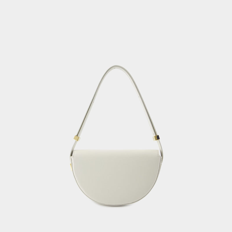 Le Petit  Bag 白色光面小牛皮手提肩背包