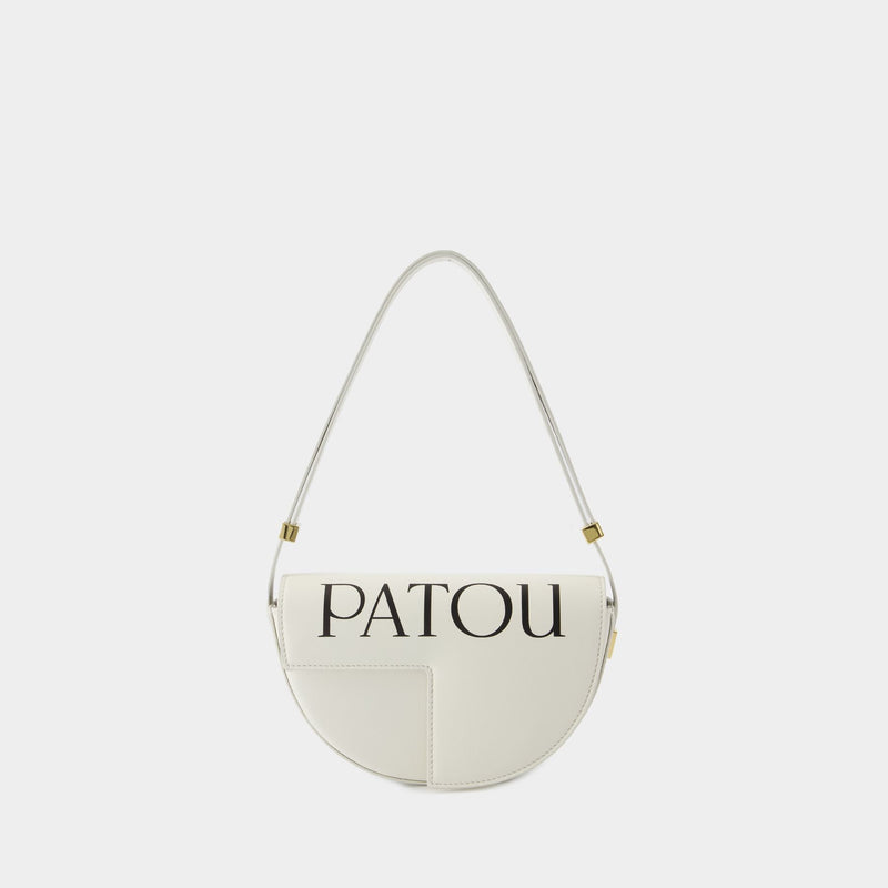 Le Petit  Bag 白色光面小牛皮手提肩背包