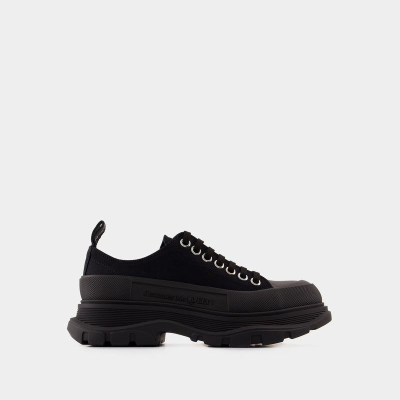 Tread Slick Sneakers - Alexander McQueen - Canvas - Black