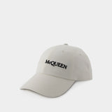 Classic Logo Bic Cap - Alexander McQueen - Cotton - White