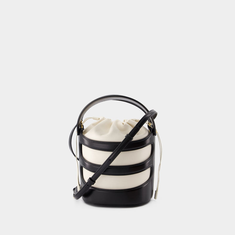 Rise Bag - Alexander McQueen - Leather - Black/Ivory