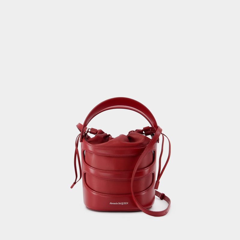 Rise Bag - Alexander McQueen - Leather - Burgundy