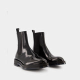 Float Chelsea Ankle Boots - Alexander McQueen - Leather - Black