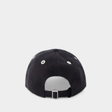 Red Adc Cap - AMI Paris - Cotton - Black