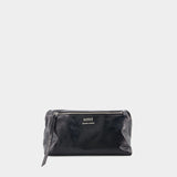 Grocery Shopper Bag - AMI Paris - Leather - Black