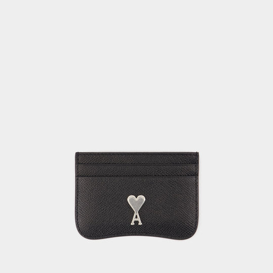 Paris Paris 黑色小牛皮卡包