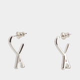 Adc Earrings - AMI Paris - Metal - Silver