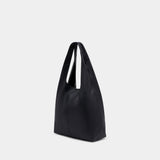 Etienne Shopper Bag - AMI Paris - Leather - Black
