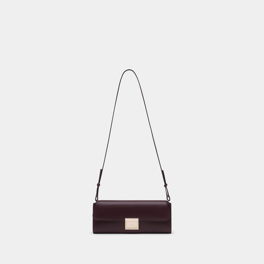 Mimi Crossbody - AMI Paris - Leather - Burgundy