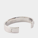 Hammered Ami De Coeur Bracelet - AMI Paris - Metal - Silver