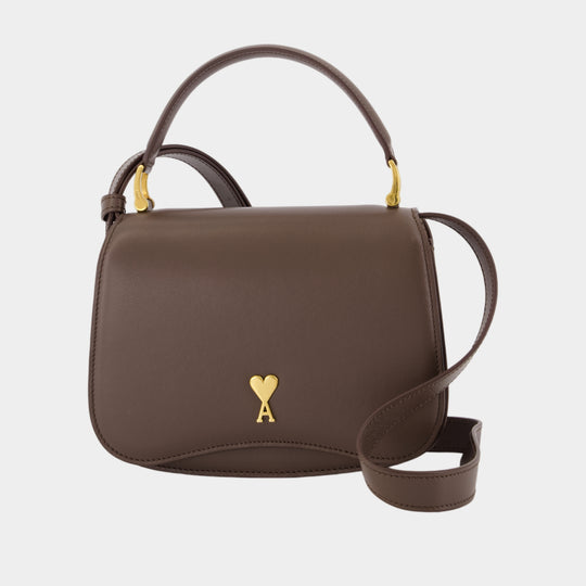 Paris Paris Purse - AMI Paris - Leather - Brown