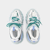 Balenciaga Track白色/蓝色/灰色合成材料运动鞋