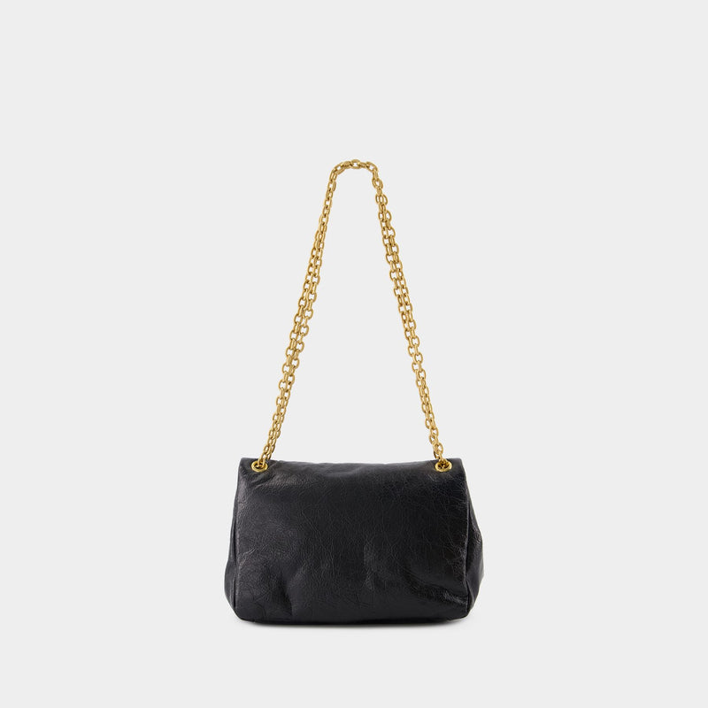 Monaco Mini Crossbody - Balenciaga - Leather - Black