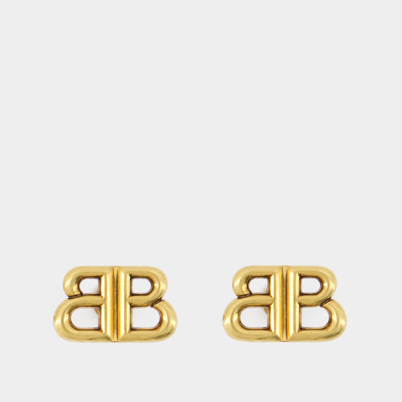 Monaco Stud Xs Earrings - Balenciaga - Synthetic - Gold