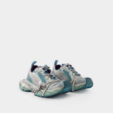 Balenciaga 3xl蓝色合成材料运动鞋