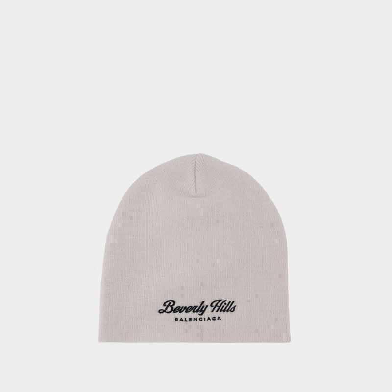 Balenciaga Beverly Hills Beanie 白色羊毛帽