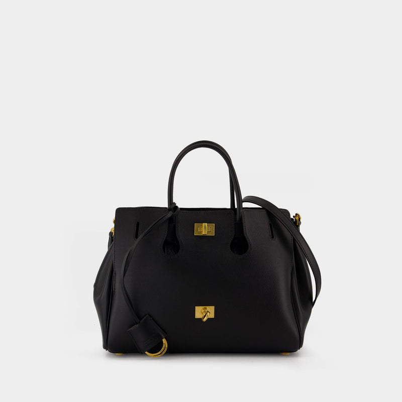 Bel Air Carry All 黑色皮制小号手拿包