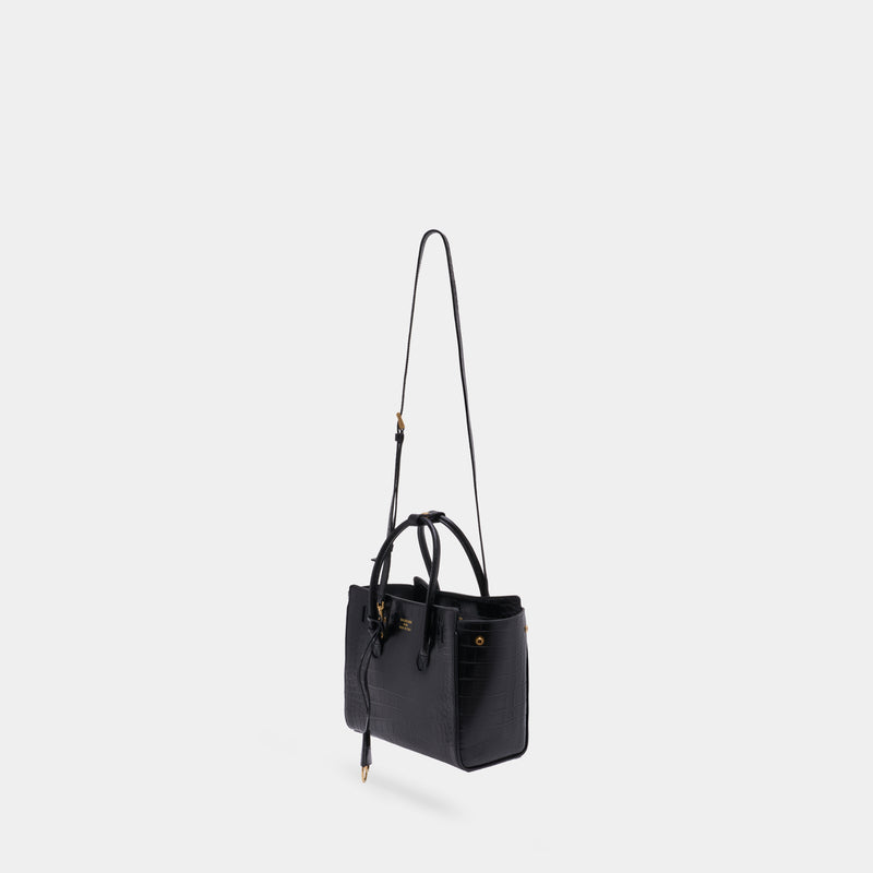 Hampton Carry All Mini Shopper Bag - Balenciaga - Leather - Black