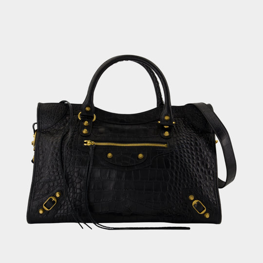 Le City Medium Purse - Balenciaga - Leather - Black