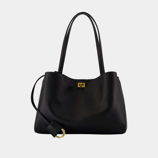 Bel Air Carry All Medium Purse - Balenciaga - Leather - Black