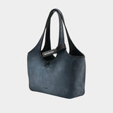 Lau East West Shoulder Bag S - Balenciaga - Leather - Grey