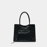 Le City Shoulder Bag M - Balenciaga - Leather - Black
