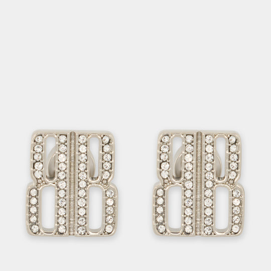 Nano Stud Earrings Xs - Balenciaga - Metal - Silver