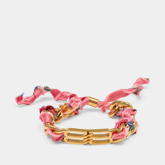 Bb Icon Ribbon Bracelet - Balenciaga - Metal - Gold