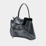 Rodeo Top Handle Bag M - Balenciaga - Leather - Grey