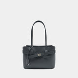 Bel Air S Shoulder Bag - Balenciaga - Leather - Grey