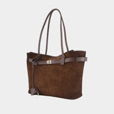 Bel Air Shopper Bag - Balenciaga - Leather - Brown
