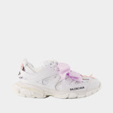 Track Trainers - Balenciaga - Synthetic - White/Pink