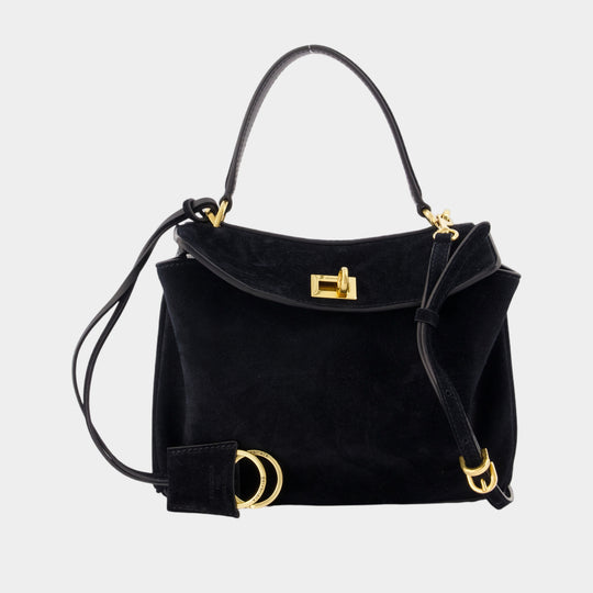 Rodeo Top Handle Shoulder Bag - Balenciaga - Leather - Black