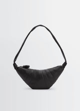 Medium Croissant Crossbody - Lemaire - Leather - Black