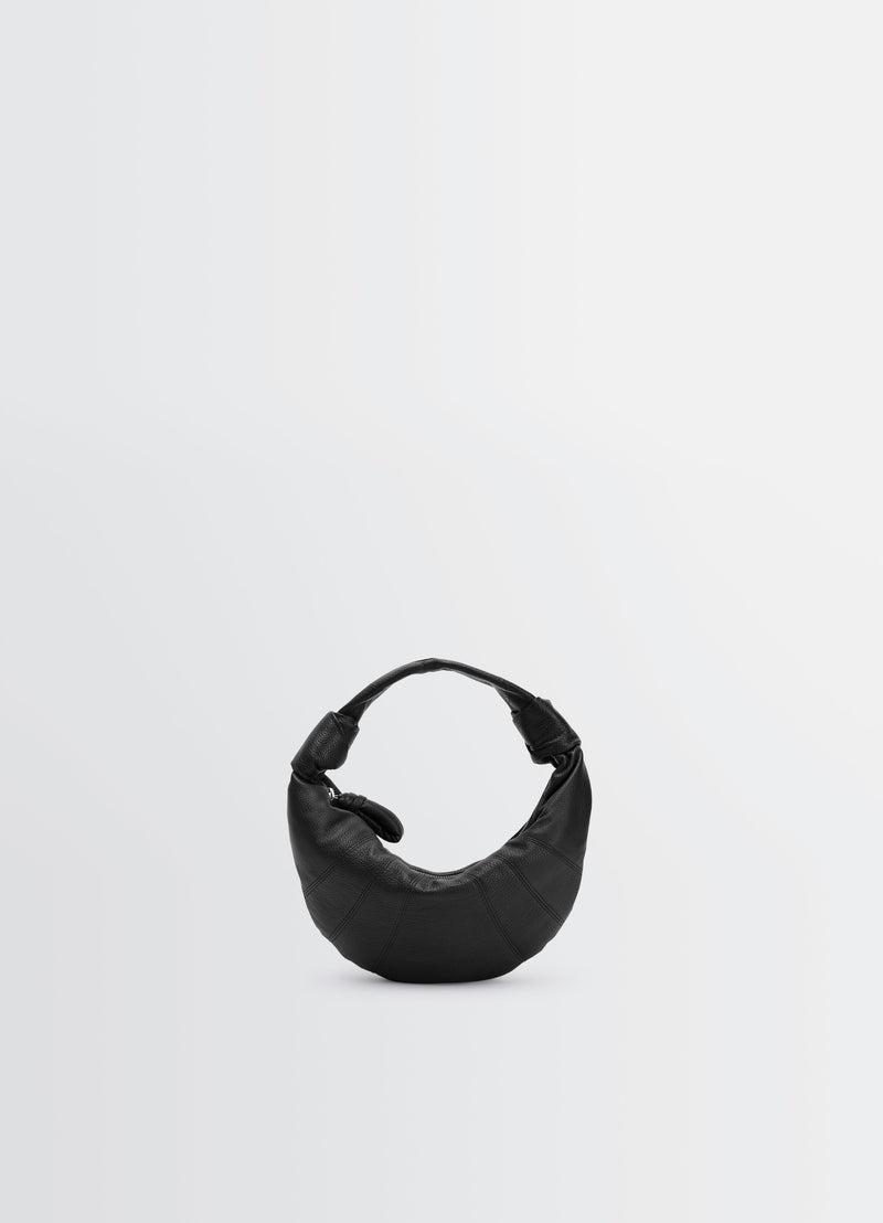 Mini Fortune Croissant Purse - Lemaire - Leather - Black