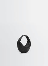 Mini Fortune Croissant Purse - Lemaire - Leather - Black