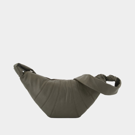 Medium Croissant Crossbody - Lemaire - Leather - Green