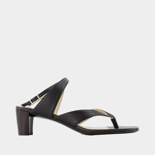 Tong 50 Sandals - Lemaire - Leather - Dark Brown