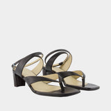 Tong 50 Sandals - Lemaire - Leather - Dark Brown