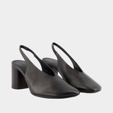 Glove 80 Pumps - Lemaire - Leather - Dark Brown